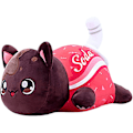 Miniatyrbillede 1 af 4: Fyldte katteplyslegetøj Aphmau Meemeows kattemjuge legetøj, kattemjau mjau blødt plys munk hamburger katteplysdukke (cola kat, 9,84 tommer) Multi-color