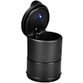Pikkukuva 1 / 4: Auton tuhkakuppi mukitelineeseen kannella ja sinisellä LED-valolla universal-XM2-