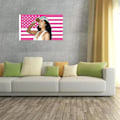 Miniatyrbillede 2 af 4: Nicki Minaj Flag Rosa Niki Amerikansk Flag Nicki Rapper Minaj Flag Nicki Rosa Amerikansk Flag 3x5ft Nicki Flag Minaj Banner Dekoration Rose red