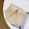 Miniatyrbilde 9 av 9: Strikket skjerf BEIGE 1 1 beige-KK1- beige 1-1