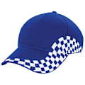 Miniatyrbillede 2 af 3: Beechfield Unisex Grand Prix Baseballkasket One Size Lys Royal Bright Royal-KK1- Bright Royal One Size