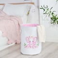 Miniatyrbillede 3 af 3: Sammenklappelig Vasketøjskurv, Vandtæt (Pink Elefant)