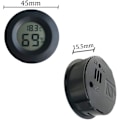 Miniatyrbillede 2 af 5: Mini 4,5 cm Sort Digitalt Termometer Hygrometer, Digital LCD