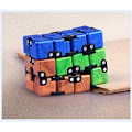 Miniatyrbilde 2 av 2: Liten Gyllen Elefant Oppgradert Uendelighetskube Fidget Leke, Kule Mini Gadget Best for Stress og Angstlindring og Drep Tid, Spesielt Designet (Safir)