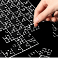 Miniatyrbild 4 av 4: 200 Bitar Transparent Pussel för Pojkar Flickor Roliga Transparenta Tomma Akrylpussel Leksaker Transparent Enkelt Pusselspel
