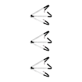 Miniatyrbilde 5 av 5: 1/2/3/5 Justerbar LED-hestebrystkrage Meget Synlig Hvit White 3PCS