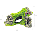 Miniatyrbilde 2 av 5: akvarium trestubbe dekorasjon, hul trestubbe i resin
