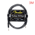 Miniatyrbillede 1 af 5: Fender Guitar Kabel Wire Line Bas Elbox o Kabel Støj R Sort 3m