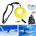 Miniatyrbild 1 av 5: Justerbart Simbälte för Pool, Simmotståndsbälte, Simbälte för Poolhängande Simträning, Bungee Simmotstånd