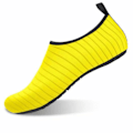 Miniatyrbilde 1 av 2: (Størrelse: 44/45) Badesko kvinner menn strandsko surf aqua sko Yellow-KK1- Yellow 44/45