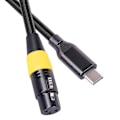 Miniatyrbillede 2 af 5: Usb C til Xlr hun-stik Type C Han til 3-pin Xlr hun-mikrofon