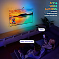 Miniatyrbild 5 av 9: RGBIC LED-ljusremsa Kamera TV-skärm Synkronisering WiFi APP Musiksynkronisering Spel Sovrum TV Bakgrundsbelysning Ambient Ljus 5 m (lämplig för 65-75 tum)