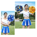 Miniatyrbilde 4 av 5: 2 stk Metalliske Pomponger for Cheerleading green yellow