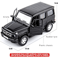 Miniatyrbillede 2 af 4: 1/36 Skala G63 Støbt Bilmodel, Zinklegering Legetøjsbil til Børn