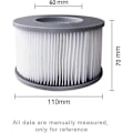 Miniatyrbillede 3 af 5: 8 stk Mspa Pool Spabad Filterpatroner, Erstatningspatron til Poolfilter