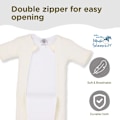 Miniatyrbilde 5 av 8: Magic Sleepsuit Overgangs Produkt - 3-6 Måneder Swaddle Overgangs Sleepsuit - Myk Bomullsmateriale med Dobbel Glidelås for Enkle Bleieskift