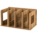Miniatyrbillede 3 af 5: Foldbart CD-stativ i træ DVD-stativ Bogstativ-XM3-