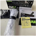 Miniatyrbillede 4 af 5: Shure SM57 SM57-LC Cardioid Dynamisk Kabeltilsluttet Instrumentmikrofon Sort-XM3-