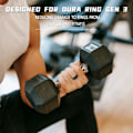 Miniatyrbillede 3 af 5: Beskyttelse til Oura Ring, 4 covers kompatible med Oura Ring, Elastisk etui til Oura Ring Gen 3 Træning sort