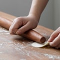 Miniatyrbillede 2 af 5: Trærullestok til bagning Non-stick træfransk rullestol