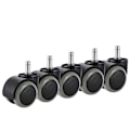 Miniatyrbillede 1 af 4: Kontorstol Hjul, 5-pak, Passer IKEA Stol (10mm x 22mm) Kraftige-KK2-