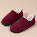 Miniatyrbild 1 av 9: Varma unisex slip-on inomhusskor wine red Euro 40-41