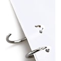Miniatyrbillede 3 af 3: 12 stk. Sølv Bogringe, 3 Huller Metal Løse Blade Binderinge, Ring Snap Splithængslet Til Notesbog Dagbog Fotoalbum Binding