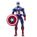 Miniatyrbild 3 av 5: 6 st Marvel Dc Superhjälte Actionfigur Leksaker Superman Iron-man Captain America Batman Hulk Thor Playset Samlarobjekt Pvc Dockor Leksaker Barn Fans Gåvor