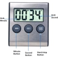 Miniatyrbillede 2 af 5: Mini Digital Timer i Rustfrit Stål Sort