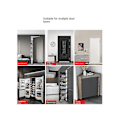 Miniatyrbilde 4 av 5: Heavy Duty Push Open Cabinet Hardware 8-Piece Magnetic Push Locks and Door Latch Locks -SJL