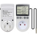 Miniatyrbilde 5 av 5: Pluggbar termostat, digital temperaturregulator for oppvarming og kjøling med sensor, LCD-plugg temperaturregulator timer for akvarium, inkubator, drivhus