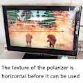 Miniatyrbillede 3 af 3: 32 tommer 32 tommer 0 graders blank 71cmx40.5cm Led Lcd polarisator polariserende film til tv polariserende film aldring falder af