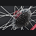 Miniatyrbillede 2 af 4: 1 stk. gennemsigtig cykeldæksbeskyttelse til landevejscykler, beskyttelse af svinghjul til skivebremser, kassettebeskyttelse