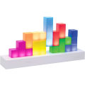 Pikkukuva 1 / 5: Tetris-lamppu, Attoe LED Tetris -pinottava yölamppu