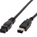 Pikkukuva 2 / 4: IEEE 1394 Firewire 800 - Firewire 400 -kaapeli, 9-nastainen/6-nastainen uros/uros