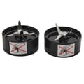 2-pack, Bladersättningsdel Kompatibel med Original Magic 250 W Blender Matberedare, Juic