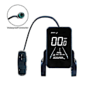Miniatyrbillede 2 af 5: Til elcykeldisplay 36v-72v vandtæt LCD-display Nc-81f elcykelpanel dashboard, vand