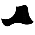Miniatyrbild 4 av 5: Självhäftande plektrumskydd för akustisk gitarr för 40'' 41'' gitarr vänster hand svart