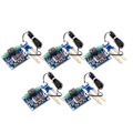 Miniatyrbild 1 av 5: 5st 12V Digital Automatisk Vattningsmodul Jordfuktighetssensor Kontroller Jordfuktighetstest Bevattningssystem Detektor