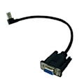 Pikkukuva 4 / 5: RS232 DB9 9-nastainen USB 2.0 A -uros PLC-sarjakaapeliadapteri muuntaja 8 tuumaa 25 cm