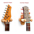 Miniatyrbild 5 av 5: Gitarrhängare Väggfäste, Justerbar Gitarrkrok Hållare Gitarr Väggstativ för Akustisk Elbas