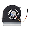 Miniatyrbillede 5 af 5: Gt72 bærbar computer CPU køleventilator til Msi Gt72 Gt72s Gt72vr 6qd 6rd Ms-1781