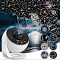 Miniatyrbild 1 av 5: Planetarium Stjärnhimmelsprojektor, 12 Planetariska Skivor, Galaxprojektor, Stjärnhimmel för Sovrum, LED Stjärnhimmelsprojektor