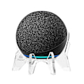 Miniatyrbild 2 av 4: Akryl Genomskinligt Fodral Kompatibelt med 2019 Helt Nya Echo Dot (3:e Gen) Smart Högtalare med Klocka, Tak Väggfäste Högtalarställ Stabil Skyddshållare (Genomskinlig)