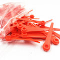 Miniatyrbilde 3 av 5: L70 sekskantede plastblader for blomsterplenklipper Trimmer plastblader - Rød, 100 stk