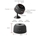 Miniatyrbilde 5 av 5: A9 Mini Kamera HD 1080P Nattsyn Videokamera Trådløs WiFi IP Nettverkskamera 150 Hjemmesikkerhet S