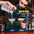 Miniatyrbillede 2 af 5: Cocktailglas, rustfrit vinglas i rustfrit stål, dobbeltvægget vinshaker,
