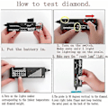 Miniatyrbilde 4 av 5: Bærbar elektronisk diamanttesterpenn for diamant, rubin, agat, jade, edelstener Multi Edelsten Hardhet Testing Tool