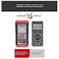 Miniatyrbild 3 av 5: Smart Digital Multimeter, Automatisk Digital Multimeter, 4000 Räkningar, Auto Digital Multimeter, Digital Multimeter