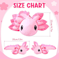 Miniatyrbild 2 av 5: Axolotl Plyschdocka Stoppade Leksaker 2 Stycken Axolotl Plysch Stoppade Salamander Axolotl Stoppade Djur 14 Tum Axolotl Plyschdjur Axolotl Plyschleksak Mjuk Axolot
